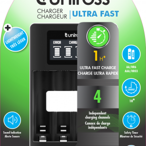 Super fast 4 Bay charger - UNIROSS