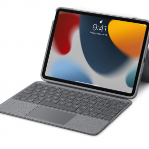iPad Air 5 (2022)- 64 GB - Wifi - 4G Cellular - iOS 16 + Logitech Folio Touch Keyboard Case with Trackpad