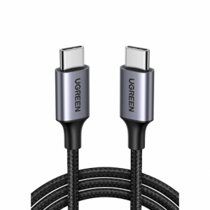 Câble USB-C / USB-C Nylon Tressé UGREEN Noir - 1M