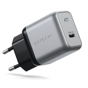 SATECHI - CHARGEUR MURAL USB-C PD GAN 30W - SPACE GRAY