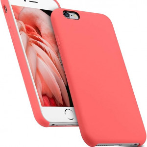 Coque en Silicone Protection Souple en TPU - iPhone 6 Plus / 6S Plus- Corail Fluo