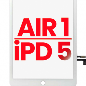 Vitre Tactile Blanche  APPLE iPad 5 +   Nettoyage + Révision + installation