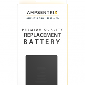 Batterie AMPSENTRIX  iPhone 13 Pro + joint +  Nettoyage + Révision + installation