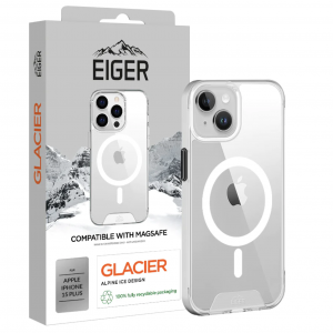 Cover Glacier Magsafe Case for Apple iPhone 15 Plus in Clear - EIGER®