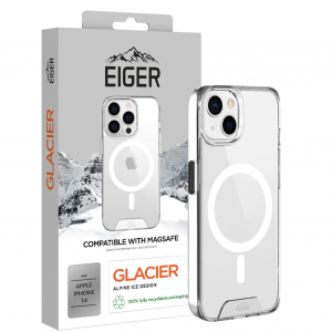Cover Glacier Magsafe Case for Apple iPhone 14 in Clear - EIGER®