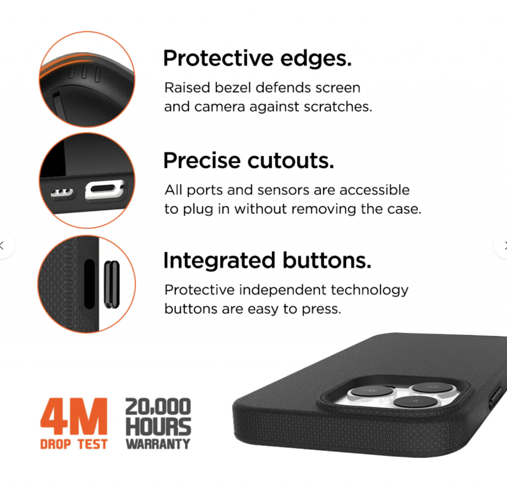 Coque pour iPhone 12 Pro Antichoc Anti-Rayures avec Support Pliable Métal Noir - Téléphonie