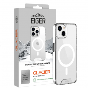Cover Glacier Magsafe Case for Apple iPhone 14 Plus in Clear - EIGER®