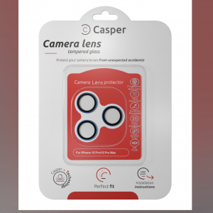 Casper Camera Lens Protector Compatible For iPhone 15 Pro / 15 Pro Max (Dark blue)