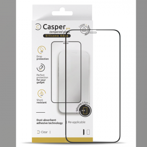 Casper Pro Silicone Tempered Glass Compatible For iPhone 13 Mini (Clear)