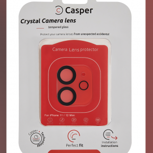 Casper Camera Lens Protector Compatible For IPhone 11 / 12 Mini (Crystal Full Cover)