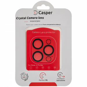 Casper Camera Lens Protector Compatible For iPhone 12 Pro Max (Crystal Full Cover)