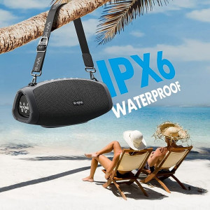 W-KING - X10 Portable Loud Bluetooth Speakers with Subwoofer / Waterproof