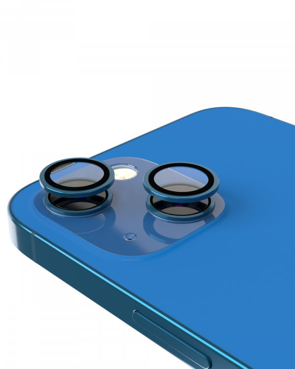 Casper Camera Lens Protector Compatible For IPhone 13 / 13 Mini (Bleu)