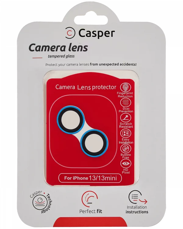 Casper Camera Lens Protector Compatible For IPhone 13 / 13 Mini (Bleu) – Image 6