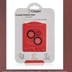 Casper Camera Lens Protector Compatible For IPhone 14 / 14 Plus (Crystal Full Cover)