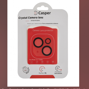 Casper Camera Lens Protector Compatible For IPhone 13 / 13 Mini (Crystal Full Cover)