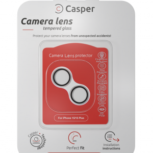 Casper Camera Lens Protector Compatible For IPhone 15 / 15 Plus (Yellow)