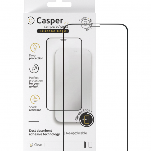 Casper Pro Silicone Edge Tempered Glass For IPhone 13 Pro Max / 14 Plus (Clear)