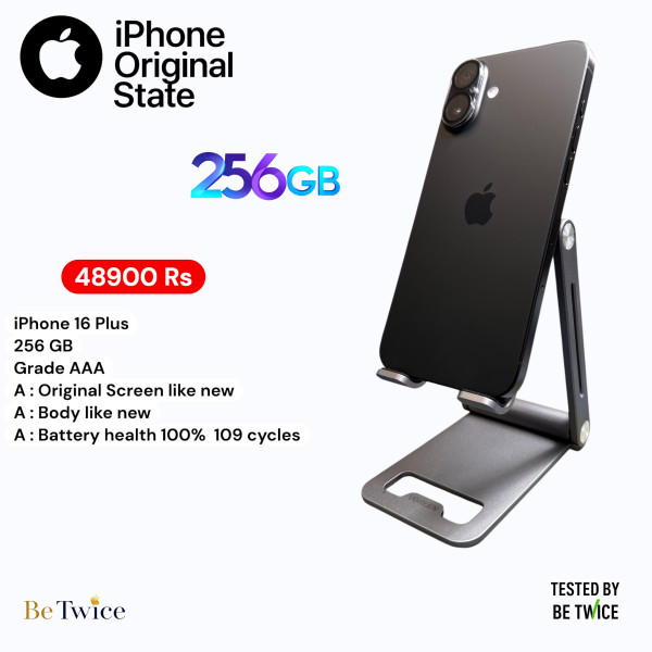 iPhone 16 Plus - 256 GB - Black - GRADE AAA