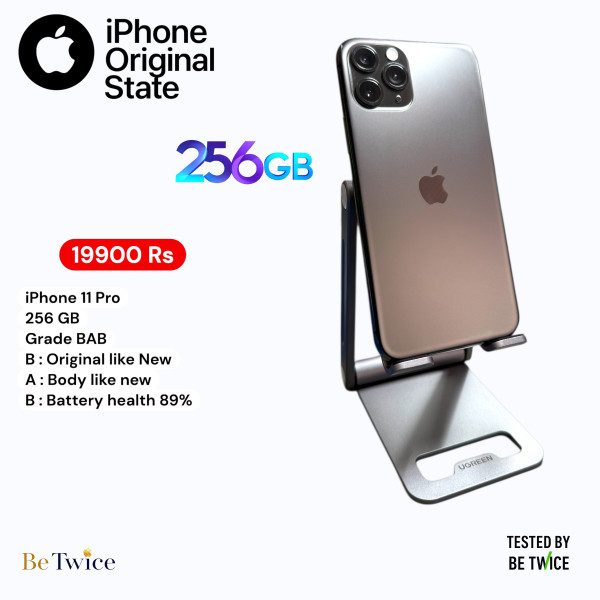 iPhone 11 Pro- 256 GB - BLACK - GRADE BAB