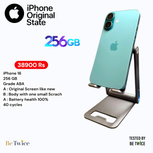 iPhone 16 - 256 GB - SARCELLE - GRADE ABA