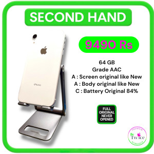 iPhone XR - 64 GB - SILVER - Grade AAC