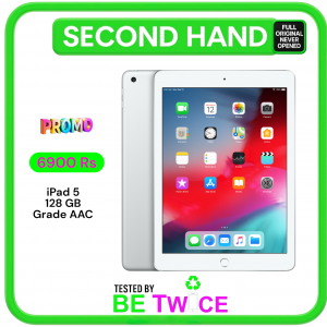 iPad 5 128 GB - Wifi  Silver - GRADE AAC