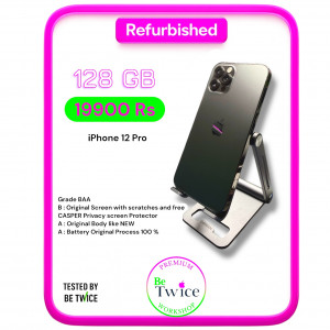 iPhone 12 Pro -128 GB - Graphite - Grade BAA - FULL ORIGINAL