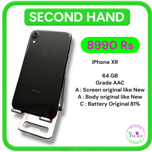 iPhone XR - 64 GB - BLACK - Grade AAC