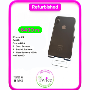 iPhone XS - 64 GB - Black - GRADE BAA - No facer iD