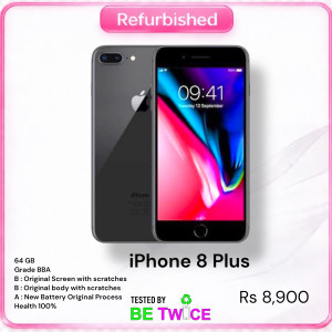 iPhone 8 Plus - 64 GB - Space Grey - Grade BBA+