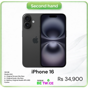 iPhone 16 - 128 GB - Black - GRADE AAA - Best Deal