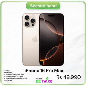 iPhone 16 Pro Max- 256 GB - DESERT TITANIUM - Grade AAA - Best Deal