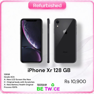 iPhone XR - 128 GB - BLACK - Grade ACA