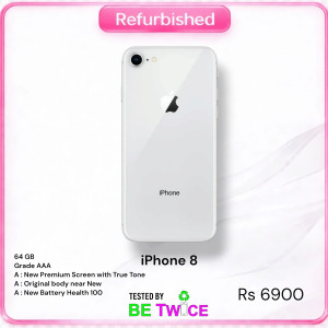iPhone 8 - 64 GB - Silver - GRADE AAA
