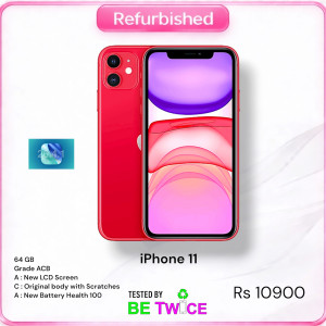 iPhone 11 - 64 GB - RED - GRADE ACA