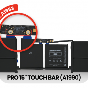 Battery (A1953) For MacBook Pro 15" A1990 (2018-2019)with Replacement & Servicing