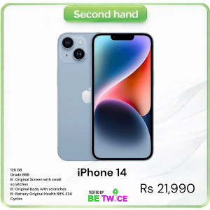 iPhone 14 - 128 GB - Blue - GRADE BBB