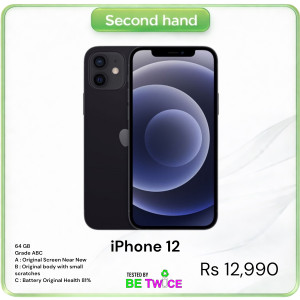 iPhone 12 - 64 GB - Midnight Blue - Grade ABC
