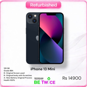 iPhone 13 Mini - 128 GB - MIDNIGHT - GRADE BBA