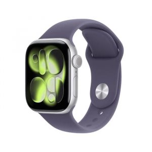 Apple Watch Series 11 Silver / 46mm Silver Aluminium Case with Purple Fog Sport Band - NEW