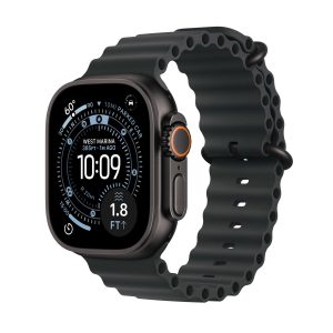 Apple Watch Ultra 3 Black / 49mm Black Titanium Case with Black Ocean Band - NEW