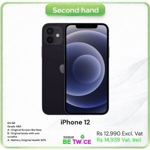 iPhone 12 - 64 GB - Midnight Blue - Grade ABA