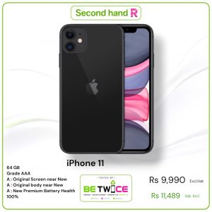 iPhone 11 64 GB Black Grade AAA Second Hand R