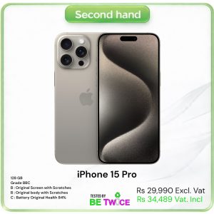 iPhone 15 Pro - 128 GB - Natural Titanium - Grade BBC