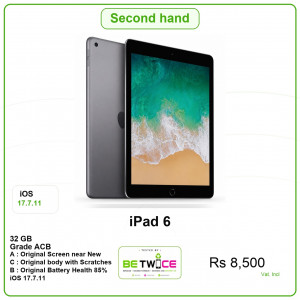 iPad 6 - 32 GB - Space Gray - Grade ACB
